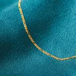 Armband als Panzerstegkette in Gelbgold 585 / 14 K, 21,5 cm lang, 2,5mm breit, Gewicht ca. 2.6 g.