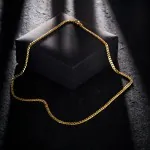 Goldkette als Panzerkette facettiert in Gelbgold 585 / 14K, 60 cm lang, 3,9 mm breit, Gewicht ca. 16.6 g.