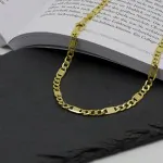 Goldkette als Fantasiekette hohl in Gelbgold 333 / 8K, 60 cm lang, 5,2 mm breit, Gewicht ca. 12 g.