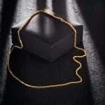 Goldkette als Königskette in Gelbgold 750 / 18K, 50 cm lang, 1,8 mm breit, Gewicht ca. 14.6 g.