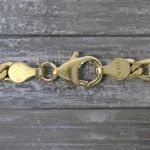 Goldkette als Fantasiekette hohl in Gelbgold 333 / 8K, 60 cm lang, 5,2 mm breit, Gewicht ca. 12 g.