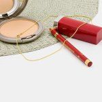 Goldkette als Zopfkette in Gelbgold 585 / 14K, 38 cm lang, 1,3 mm breit, Gewicht ca. 2.5 g.