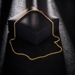 Goldkette als Zopfkette in Gelbgold 375 / 9K, 75 cm lang, 1,7 mm breit, Gewicht ca. 6.8 g.