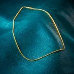 Goldkette als Bingokette in Gelbgold 585 / 14K, 40 cm lang, 1,5 mm breit, Gewicht ca. 6.2 g.