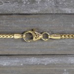 Goldkette als Bingokette in Gelbgold 333 / 8K, 80 cm lang, 1,5 mm breit, Gewicht ca. 10.1 g.