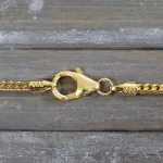 Goldkette als Bingokette in Gelbgold 333 / 8K, 40 cm lang, 1,8 mm breit, Gewicht ca. 6.7 g.
