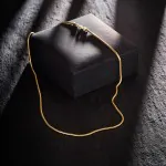 Goldkette als Schlangenkette in Gelbgold 333 / 8K, 60 cm lang, 1,9 mm breit, Gewicht ca. 8.4 g.