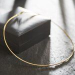 Goldkette als Tondakette in Gelbgold 333 / 8K, 40 cm lang, 1,2 mm breit, Gewicht ca. 4.8 g.