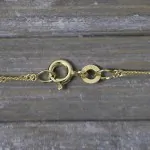 Goldkette als Singapurkette in Gelbgold 333 / 8K, 60 cm lang, 1,4 mm breit, Gewicht ca. 1.9 g.