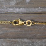 Singapurkette in Gelbgold 333 / 8K, 70 cm, 2,4 mm, Gewicht ca. 5,6 g