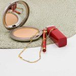 Goldkette als Singapurkette Bicolor in Gelbgold / Weißgold 333 / 8K, 50 cm lang, 2,9 mm breit, Gewicht ca. 6 g.