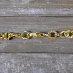 Armband als Singapurkette in Gelbgold 333 / 8 Karat, 17 cm lang, 3.4 mm breit, Gewicht ca. 2,9 g.