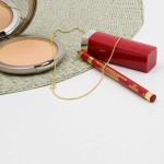 Goldkette als Venezianerkette rund geschlagen in Gelbgold 333 / 8K, 50 cm lang, 1,2 mm breit, Gewicht ca. 3.4 g.