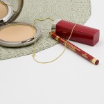 Goldkette als Venezianerkette rund geschlagen in Gelbgold 375 / 9K, 65 cm lang, 1,2 mm breit, Gewicht ca. 4.5 g.