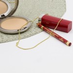 Goldkette als Venezianerkette rund geschlagen in Gelbgold 585 / 14K, 95 cm lang, 1,5 mm breit, Gewicht ca. 13.3 g.