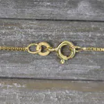 Goldkette als Venezianerkette in Gelbgold 333 / 8 Karat, 60 cm lang, 0.9 mm breit, Gewicht ca. 3.1