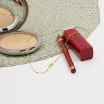 Goldkette als Venezianerkette in Gelbgold 585 / 14K, 40 cm lang, 0,9 mm breit, Gewicht ca. 2.6 g.