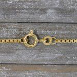 Goldkette als Venezianerkette in Gelbgold 333 / 8K, 70 cm lang, 1,4 mm breit, Gewicht ca. 7.9 g.