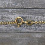 Goldkette als Ankerkette rund in Gelbgold 375 / 9K, 45 cm lang, 2 mm breit, Gewicht ca. 4.2 g.