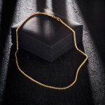 Goldkette als Zopfkette in Gelbgold 375 / 9K, 85 cm lang, 2,5 mm breit, Gewicht ca. 17.9 g.