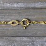 Goldkette als Singapurkette in Gelbgold 375 / 9K, 60 cm lang, 1,8 mm breit, Gewicht ca. 3.2 g.