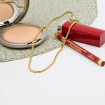 Goldkette als Venezianerkette rund geschlagen in Gelbgold 585 / 14K, 50 cm lang, 2,7 mm breit, Gewicht ca. 19.2 g.