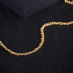 Armband als Dollarkette in Gelbgold 585 / 14 K, 18 cm lang, 3,7mm breit, Gewicht ca. 8.1 g.