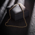 Goldkette als Erbskette in Gelbgold 750 / 18 Karat, 40 cm lang, 1.5 mm breit, Gewicht ca. 3.4 g.