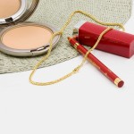 Goldkette als Zopfkette hohl in Gelbgold 585 / 14K, 45 cm lang, 2,1 mm breit, Gewicht ca. 5.7 g.