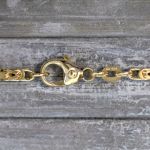 Goldkette als Königskette in Gelbgold 585 / 14K, 50 cm lang, 2,3 mm breit, Gewicht ca. 22.2 g.