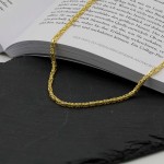 Goldkette als Königskette in Gelbgold 585 / 14K, 42 cm lang, 2,3 mm breit, Gewicht ca. 18.6 g.