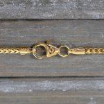 Goldkette als Bingokette in Gelbgold 585 / 14K, 40 cm lang, 1,5 mm breit, Gewicht ca. 6.2 g.