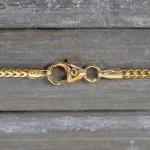 Goldkette als Bingokette in Gelbgold 585 / 14K, 40 cm lang, 1,5 mm breit, Gewicht ca. 6.2 g.