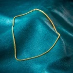 Goldkette als Bingokette in Gelbgold 585 / 14K, 80 cm lang, 1,8 mm breit, Gewicht ca. 17 g.