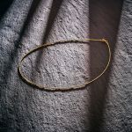 Goldkette als Tondakette in Gelbgold 585 / 14K, 40 cm lang, 1 mm breit, Gewicht ca. 3.5 g.
