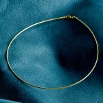 Goldkette als Tondakette in Gelbgold 333 / 8K, 42 cm lang, 1,5 mm breit, Gewicht ca. 7.9 g.