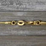 Goldkette als Tondakette in Gelbgold 585 / 14K, 45 cm lang, 1,5 mm breit, Gewicht ca. 10 g.