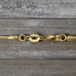 Goldkette als Tondakette in Gelbgold 585 / 14K, 65 cm lang, 1,5 mm breit, Gewicht ca. 14.3 g.