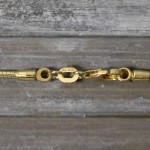 Goldkette als Tondakette in Gelbgold 585 / 14K, 95 cm lang, 1,5 mm breit, Gewicht ca. 21.0 g.