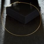 Goldkette als Tondakette diamantiert in Gelbgold 585 / 14K, 45 cm lang, 1,1 mm breit, Gewicht ca. 3.4 g.