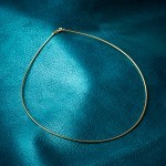 Goldkette als Tondakette in Gelbgold 585 / 14K, 42 cm lang, 1,4 mm breit, Gewicht ca. 5.3 g.