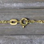 Armband als Singapurkette in Gelbgold 585 / 14K, 26 cm lang, 1,8 mm breit, Gewicht ca. 1.7 g.