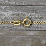 Goldkette als Figarokette diamantiert in Gelbgold 585 / 14K, 50 cm lang, 1,9 mm breit, Gewicht ca. 3.8 g.