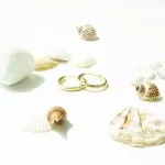 Goldene Creolen, Gelbgold in 2.5 mm eckig