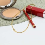 Goldkette als Venezianerkette rund geschlagen in Gelbgold 375 / 9K, 36 cm lang, 2 mm breit, Gewicht ca. 7.1 g.