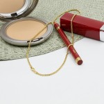 Goldkette als Venezianerkette rund geschlagen in Gelbgold 585 / 14K, 85 cm lang, 2 mm breit, Gewicht ca. 19.8 g.