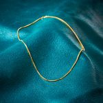 Goldkette als Venezianerkette in Gelbgold 333 / 8K, 45 cm lang, 1,4 mm breit, Gewicht ca. 5.2 g.