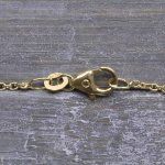 Goldkette als Ankerkette rund in Gelbgold 750 / 18K, 42 cm lang, 1,5 mm breit, Gewicht ca. 3.3 g.