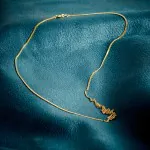 Goldkette als Panzerkette flach in Gelbgold 333 / 8K, 60 cm lang, 1,7 mm breit, Gewicht ca. 5.5 g.