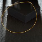 Goldkette als Tondakette in Gelbgold 750 / 18K, 45 cm lang, 1,5 mm breit, Gewicht ca. 12 g.